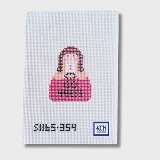 49ers Angel Needlepoint Canvas by KCN Designers (thumbnail)