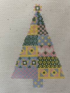 Quilted Christmas Tree WS by Ivy Thread Needlepoint (thumbnail)