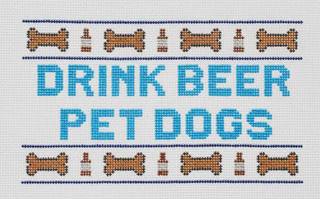The City Stitcher LP-08 Drink Beer Pet Dogs Acrylic Purse Insert by The City Stitcher (thumbnail)