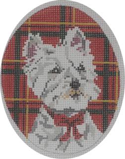 westie ornament by Barbara Russell (thumbnail)