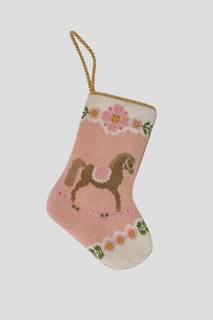 Rocking Horse in Pink by Bauble Stockings (thumbnail)