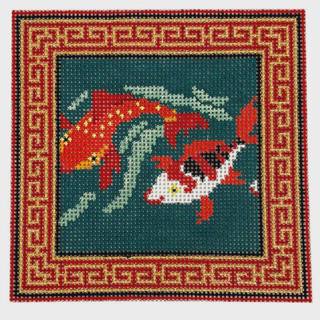 Koi Fish Coaster by Funda Scully (thumbnail)