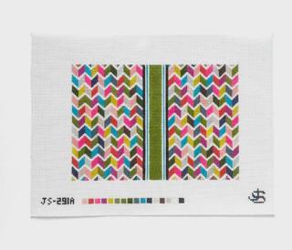 Chevron Clutch by Jeni Sandberg Needlepoint (thumbnail)