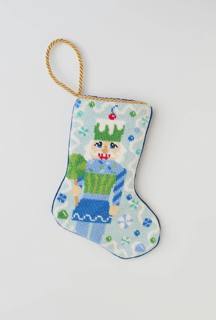 Sugary Sweet Nutcracker in Blue by Bauble Stockings (thumbnail)