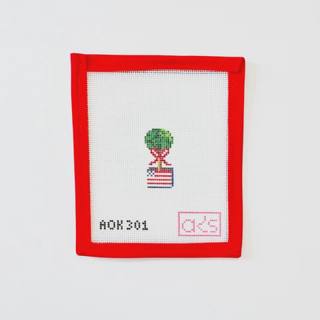 Mini 4th of July Topiary - Flag Vase by Ann Kaye Studio (thumbnail)