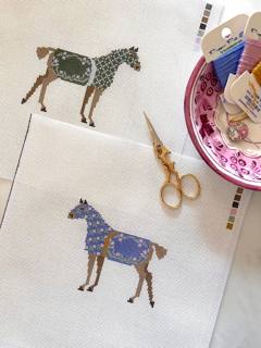 Plum Stitchery DD-1A Lilac Horse by Plum Designs (thumbnail)