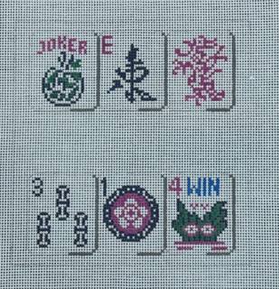 M-Mahjong Gemstone 13m by Susan Roberts Needlepoint (thumbnail)