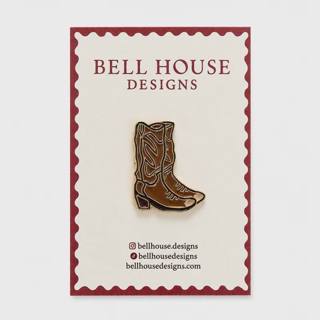 Cowboy Boots Needle Minder by Bell House Designs (thumbnail)