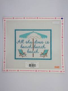 Preorder All She Does Is Beach Beach Beach by Stitching with Stacey (thumbnail)