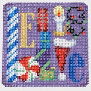 NTG TS569 - "Believe" Square by Two Sisters Needlepoint (thumbnail)