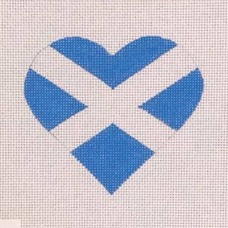 Pepperberry HT38 Scottish Flag Heart by Pepperberry Designs (thumbnail)