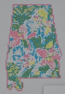 State Palm Alabama by Blue Waters Needlepoint (thumbnail)