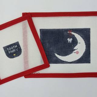 Moon Tooth Fairy Pillow by Kathy Schenkel (thumbnail)