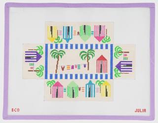 Tropical Cabana Brick by Julia’s Needleworks (thumbnail)