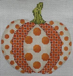 Polka Dot Patchwork Pumpkin by KCN Designers (thumbnail)