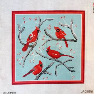 Large Winter Cardinals by Initial K Studio (thumbnail)