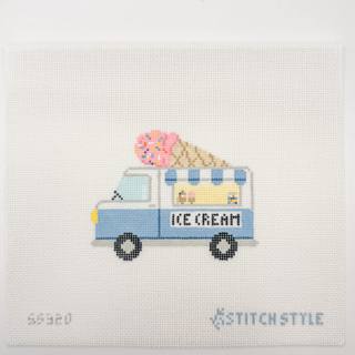 Ice Cream Truck by Stitch Style Needlepoint (thumbnail)