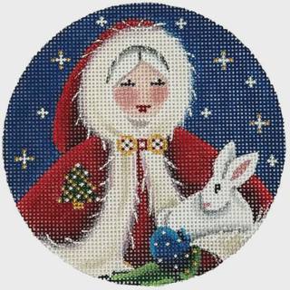 Mrs Santa Round by Rebecca Wood Designs (thumbnail)