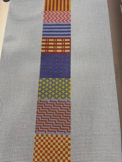 Patchwork Series - Key Fob by Cabell Stitchery (thumbnail)