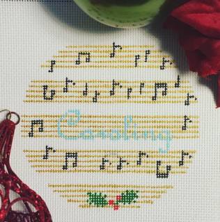 Plum Christmas - Caroling Canvas by The Plum Stitchery (thumbnail)