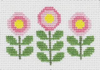 Three Blooms - Pink by Patricia Sone (thumbnail)