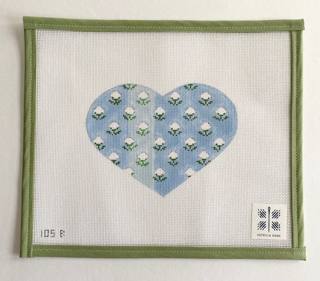 Ditsy Heart with stitch guide by Patricia Sone (thumbnail)