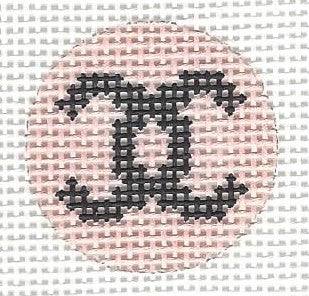 Key Fob Insert - Chanel C's by Kate Dickerson Needlepoint Collections (thumbnail)