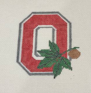 Ohio State 4x4 by Needlepoint by Laura (thumbnail)