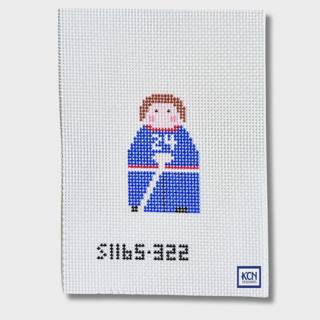 Hollander Hockey Angel Needlepoint Canvas by KCN Designers (thumbnail)