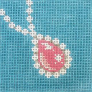 Pink Stone Necklace by Meredith Collection (thumbnail)