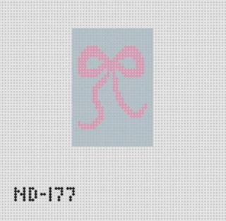 Blue and Pink Bow Luggage Tag Insert by Nash and Daughters (thumbnail)