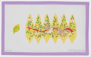 Christmas Pear Ornament - Day 2 by Kate Dickerson Needlepoint Collections (thumbnail)