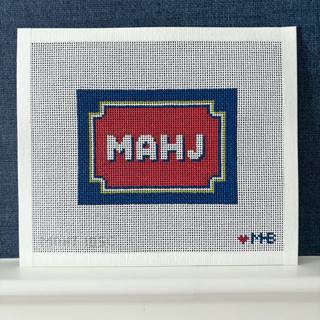 Bracket Frame Mahjong Insert- red, navy, olive by Love MHB Studio (thumbnail)