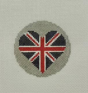 Heart Flag - Union Jack by M F Needlepoint (thumbnail)