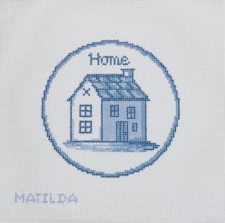 Delft Home Ornament by Oz Needle and Thread (thumbnail)