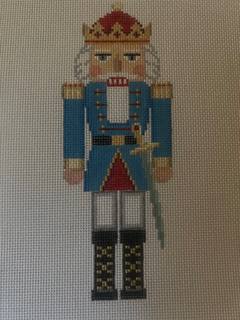 Nutcracker Aqua King by Liz Goodrick-Dillon (Tapestry Tent, via Susan Roberts) (thumbnail)