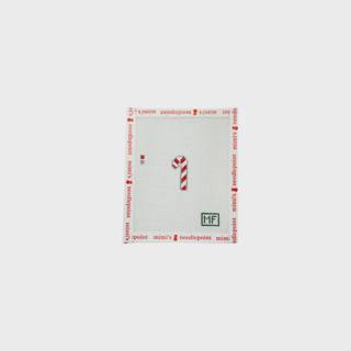 Candy Cane Red Mini by M F Needlepoint (thumbnail)