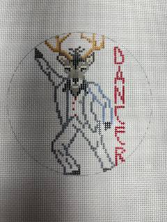 Reindeer Series - Dancer by The Gingham Stitchery (thumbnail)