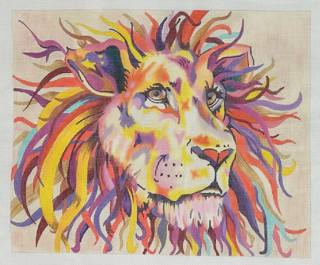 Lion A-20 by Oasis Needlepoint (thumbnail)