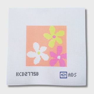 Floral Square B Printed Canvas by KCN Designers (thumbnail)