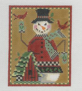 Snowman & Bird Chalet by Kelly Clark (thumbnail)