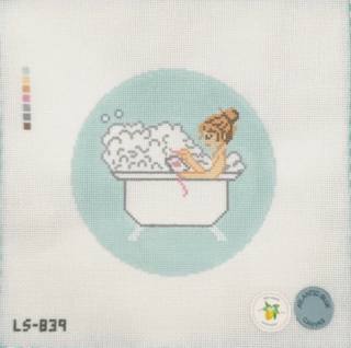 Bathtub Needlepointing by Atlantic Blue Canvas (thumbnail)