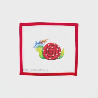 Snail with Feathered Hat by Patti Mann (thumbnail)