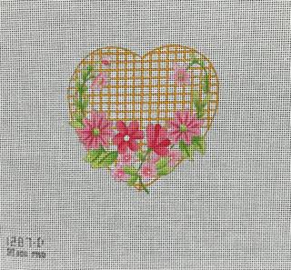 Melissa Shirley Gold Squares Heart by Melissa Shirley Designs (thumbnail)