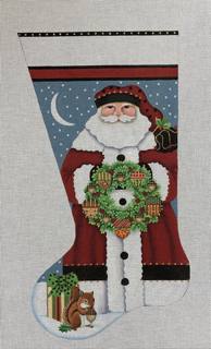 acorn santa sock by Melissa Shirley Designs (thumbnail)