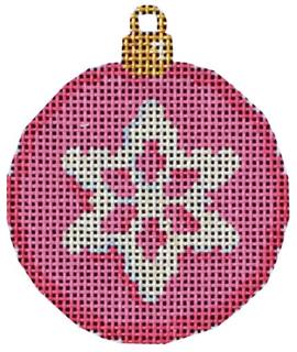 Snowflake Mini Ball Pink by Associated Talents (thumbnail)