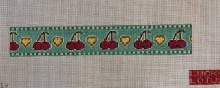 Cute Cherries Key Fob by Lucky Lotus (thumbnail)