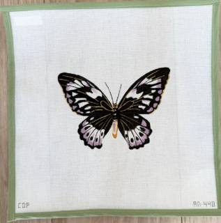 Butterfly, black/gold/purple by Colors of Praise Art Studio (thumbnail)