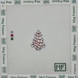 Red and White Tree Mini Canvas by M F Needlepoint (thumbnail)
