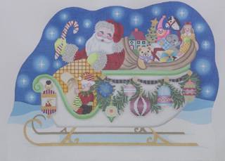 santa's sleigh by Brenda Stofft Designs (thumbnail)